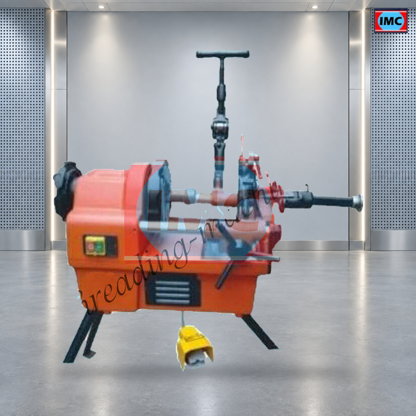 Portable Pipe And Bolt Threading Machine