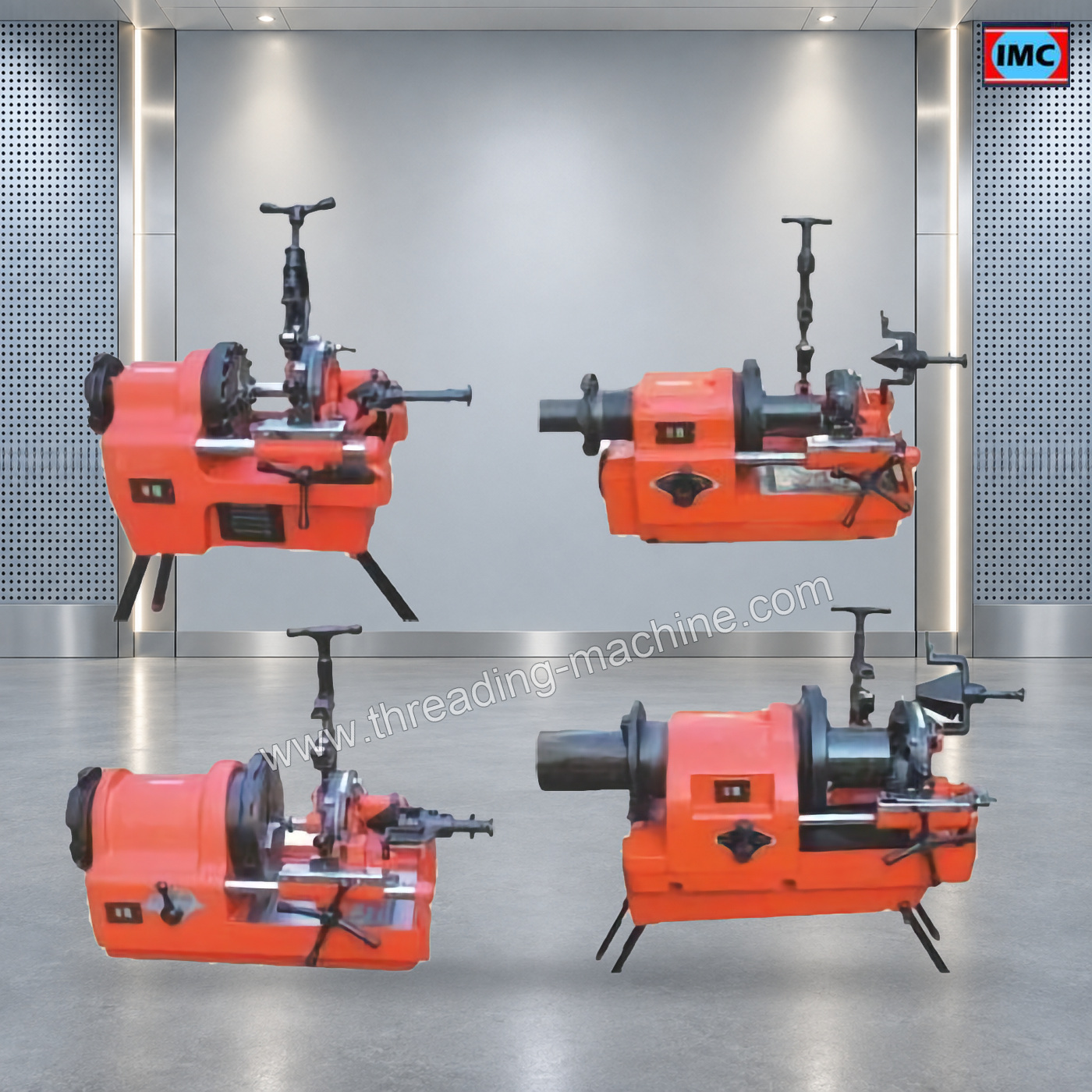Portable Pipe Threading Machine