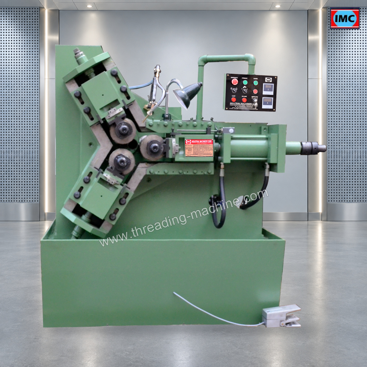 Hydraulic Thread Rolling Machine 3 Roll Type
